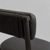 101 COPENHAGEN【日本代理店】デンマークデザイン Nama Dining Chair Coffee Black / Aniline leather black