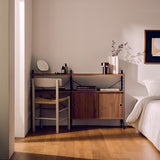 String フリースタンドシェルフ ×3列 棚板+キャビネット×1