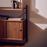 String フリースタンドシェルフ ×3列 棚板+キャビネット×1