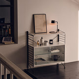 String フリースタンドシェルフ ×3列 棚板+キャビネット×1