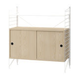 String フリースタンドシェルフ メタル棚板+キャビネット