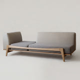 Luu Sofa beige / gray | オーク/ウォルナット/アッシュ無垢材