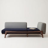 Luu Sofa dop tambourine grey / navy (左右反転仕様) | オーク/ウォルナット/アッシュ無垢材