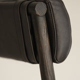 101 COPENHAGEN【日本代理店】デンマークデザイン Nama Dining Chair Coffee Black / Aniline leather black