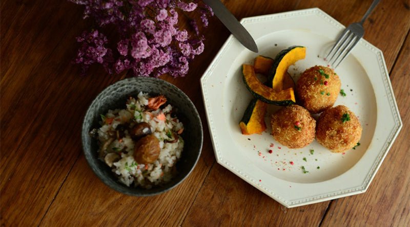 『秋の薫りを味わうピラフとみんな大好きシンプルコロッケ』｜北欧インテリア通販サイト greeniche（グリニッチ）