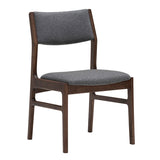 カリモク60【正規販売店】 アームレスダイニングチェア セラムダークグレー