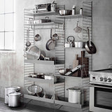 String メタル棚板 ハイエッジ (1枚) グレー