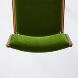 カリモク60【正規販売店】 アームレスダイニングチェア モケットグリーン