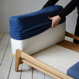 Luu Sofa dop tambourine yellow / gray | オーク/ウォルナット/アッシュ無垢材