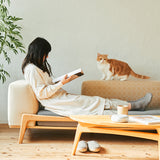 Luu Sofa cat life model【minä perhonen】 | オーク/ウォルナット/アッシュ無垢材