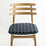 FDBモブラー 【日本代理店】デンマークデザイン J48 ナチュラル dop tambourine indigo / dark green｜minä perhonen ミナペルホネン Poul M. Volther ポール・M・ヴォルタ