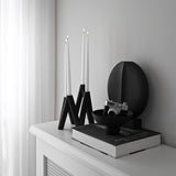101 COPENHAGEN 【日本代理店】デンマークデザイン W Candle Holder - Black