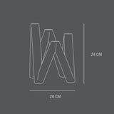 101 COPENHAGEN 【日本代理店】デンマークデザイン W Candle Holder - Black