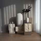 101 COPENHAGEN 【日本代理店】デンマークデザイン Temple Coffee Table Tall Limestone - 北欧家具 北欧インテリア通販サイト greeniche (グリニッチ)