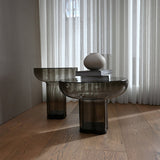 101 COPENHAGEN 【日本代理店】デンマークデザイン Crown Table Low Smoked Forest - 北欧家具 北欧インテリア通販サイト greeniche (グリニッチ)