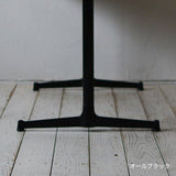 カフェテーブル W1200 D700 × Kチェア 2シーター カフェスタイルセット【Cafe Table 10%OFF】