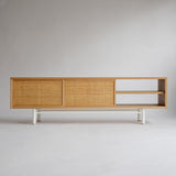 TV Board 2020 (W1500/スチール脚) | オーク/ウォルナット無垢材