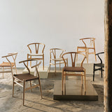 Yチェア（ワイチェア）CH24P レザー座面 | Hans. J. Wegner (ハンス・J・ウェグナー) カール・ハンセン＆サン【正規販売店】デンマークデザイン