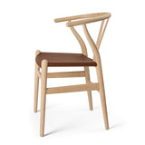 Yチェア（ワイチェア）CH24P レザー座面 | Hans. J. Wegner (ハンス・J・ウェグナー) カール・ハンセン＆サン【正規販売店】デンマークデザイン