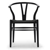 Yチェア（ワイチェア）CH24 soft BLACK ブラックペーパーコード | Hans. J. Wegner (ハンス・J・ウェグナー) カール・ハンセン＆サン【正規販売店】デンマークデザイン (コピー)
