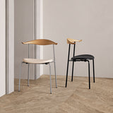 CH88P ブラックスチール脚 | Hans. J. Wegner (ハンス・J・ウェグナー) カール・ハンセン＆サン【正規販売店】デンマークデザイン