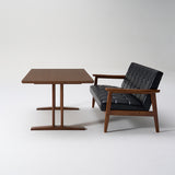 カリモク60【正規販売店】 LDテーブルT 1300 ウォルナット