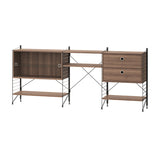 String フリースタンドシェルフ ×3列 ディスプレイキャビネットW78＋チェストW58