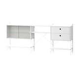 String フリースタンドシェルフ ×3列 ディスプレイキャビネットW78＋チェストW58