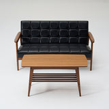 カリモク60【正規販売店】 リビングテーブル（小）ウォルナット メラミン化粧板