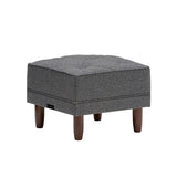 カリモク60【正規販売店】 オットマン セラムダークグレー