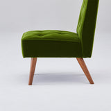 カリモク60【正規販売店】 カフェチェア モケットグリーン