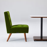 カリモク60【正規販売店】 カフェチェア モケットグリーン