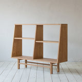 Basic Book Case Wide | オーク/ウォルナット無垢材