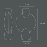 101 COPENHAGEN 【日本代理店】デンマークデザイン Sphere Vase Bubl Giant Coffee