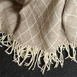 シ・コラサォン ウールブランケット Calcada Beige