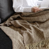 シ・コラサォン ウールブランケット Calcada Beige