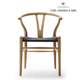 Yチェア（ワイチェア）CH24 オーク オイル仕上げ ブラックペーパーコード | Hans. J. Wegner (ハンス・J・ウェグナー) カール・ハンセン＆サン【正規販売店】デンマークデザイン