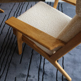 Carl Hansen&Søn CH291 オーク (kvadrat Serpentine) ｜Hans. J. Wegner (ハンス・J・ウェグナー) カール・ハンセン＆サン【正規販売店】デンマークデザイン