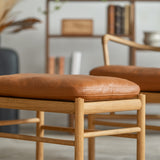 OW149F コロニアルフットスツール TERRAレザー (Marble 20366) ｜COLONIAL FOOTSTOOL｜Ole Wanscher (オーレ・ヴァンシャー) カール・ハンセン＆サン【正規販売店】デンマークデザイン