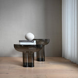 101 COPENHAGEN 【日本代理店】デンマークデザイン Crown Table Tall Smoked Forest - 北欧家具 北欧インテリア通販サイト greeniche (グリニッチ)