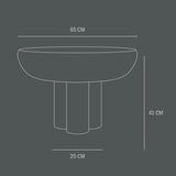 101 COPENHAGEN 【日本代理店】デンマークデザイン Crown Table Low Bone White