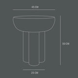 101 COPENHAGEN 【日本代理店】デンマークデザイン Crown Table Tall Bone White