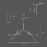 101 COPENHAGEN【日本代理店】デンマークデザイン Drop Chandelier - White (5m)