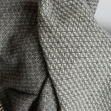 シ・コラサォン ウールブランケット Flower Dark Gray