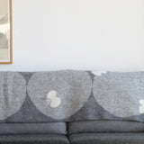 KLIPPAN ウール ハーフブランケット PERHONEN グレー