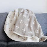 KLIPPAN シュニールコットン ハーフブランケット シャーンスンド エクリュ