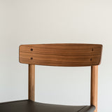 J39 ウォルナット オイル仕上げ Upholstered Omni Leather 377 Dark Brown | Borge Mogensen (ボーエ・モーエンセン) フレデリシア 【正規販売店】