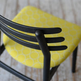 FDBモブラー 【日本代理店】デンマークデザイン J48 ブラック dop tambourine yellow / blue｜minä perhonen ミナペルホネン Poul M. Volther ポール・M・ヴォルタ