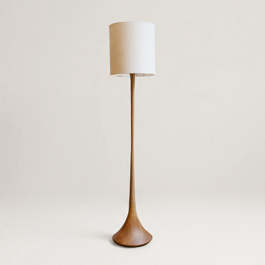 kilta floor lamp (ecru) | オーク/ウォルナット無垢材