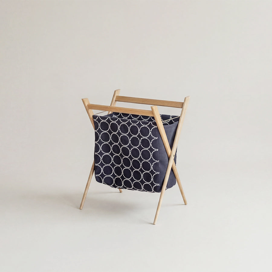 kilta magazine rack（tambourine indigo）マガジンラック オーク/ウォルナット無垢材